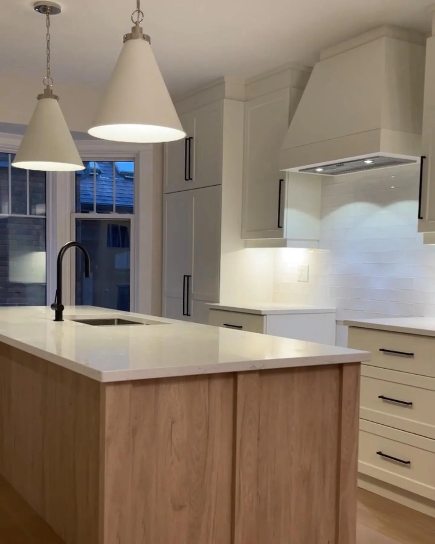 Kitchen island renovation in Kitchener by Caliber Contracting